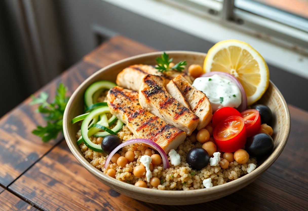 Power Lunch – The High-Energy Greek Chicken Bowl