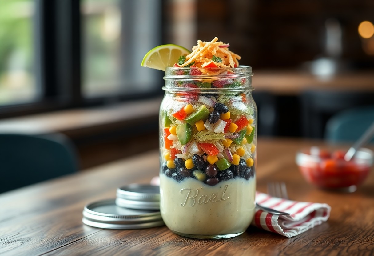 Power Lunch – The Mason Jar Taco Salad That Actually Works