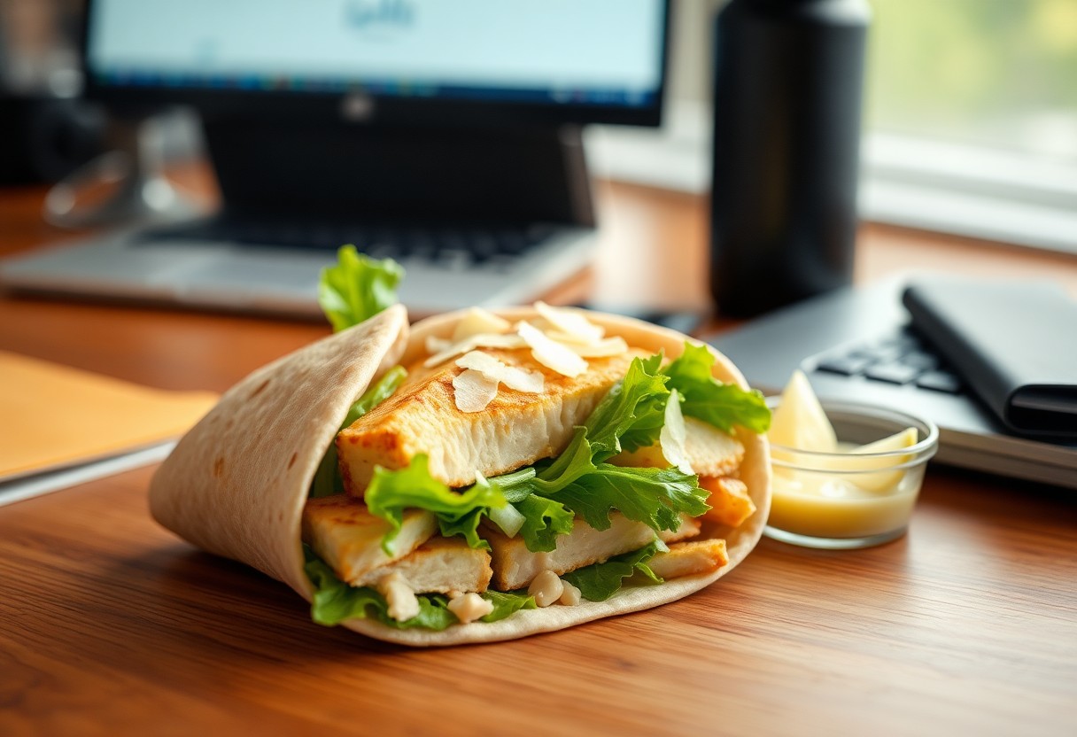 Power Lunch – The Chicken Caesar Wrap Without the Food Coma