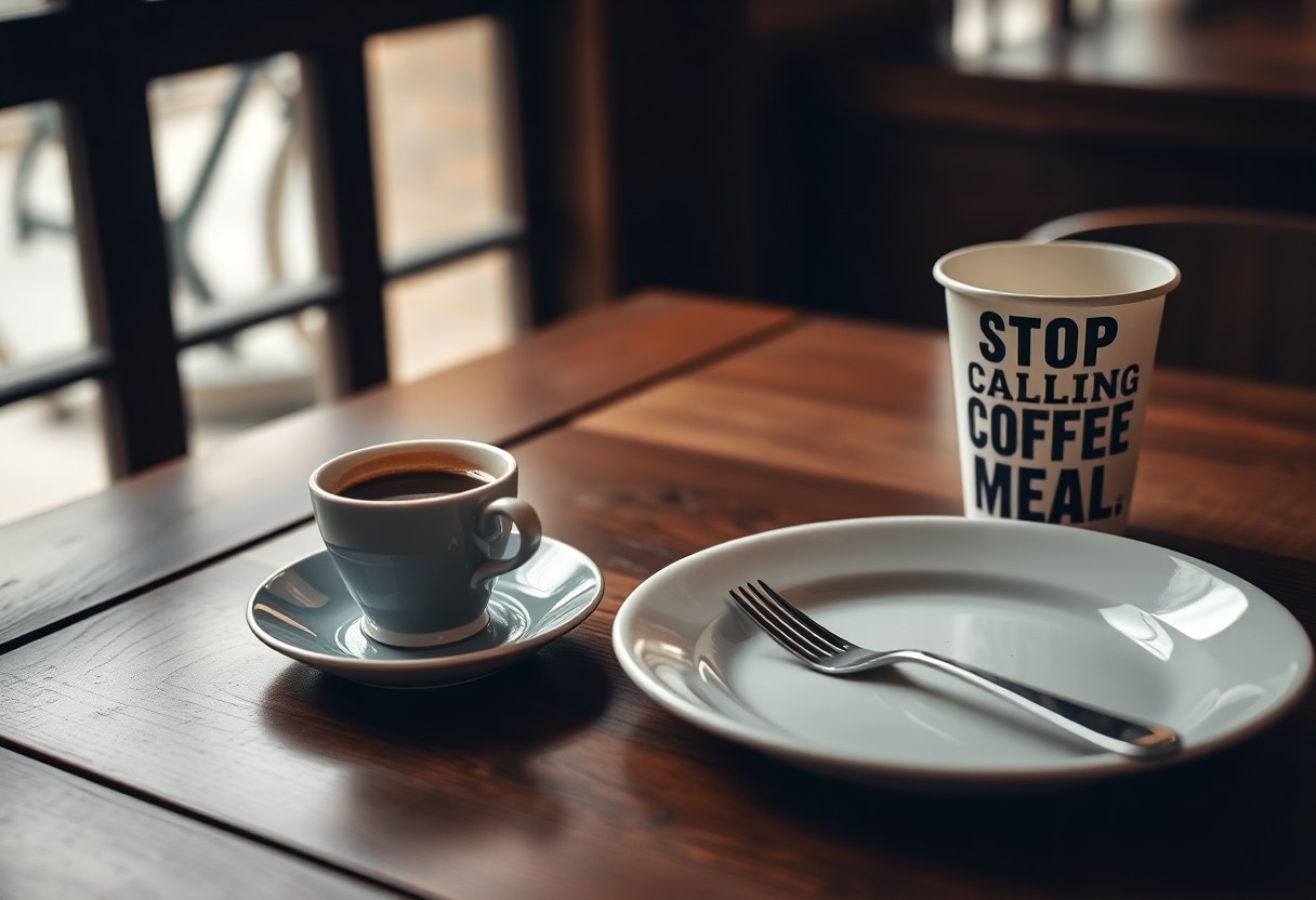 Stop Calling Coffee a Meal