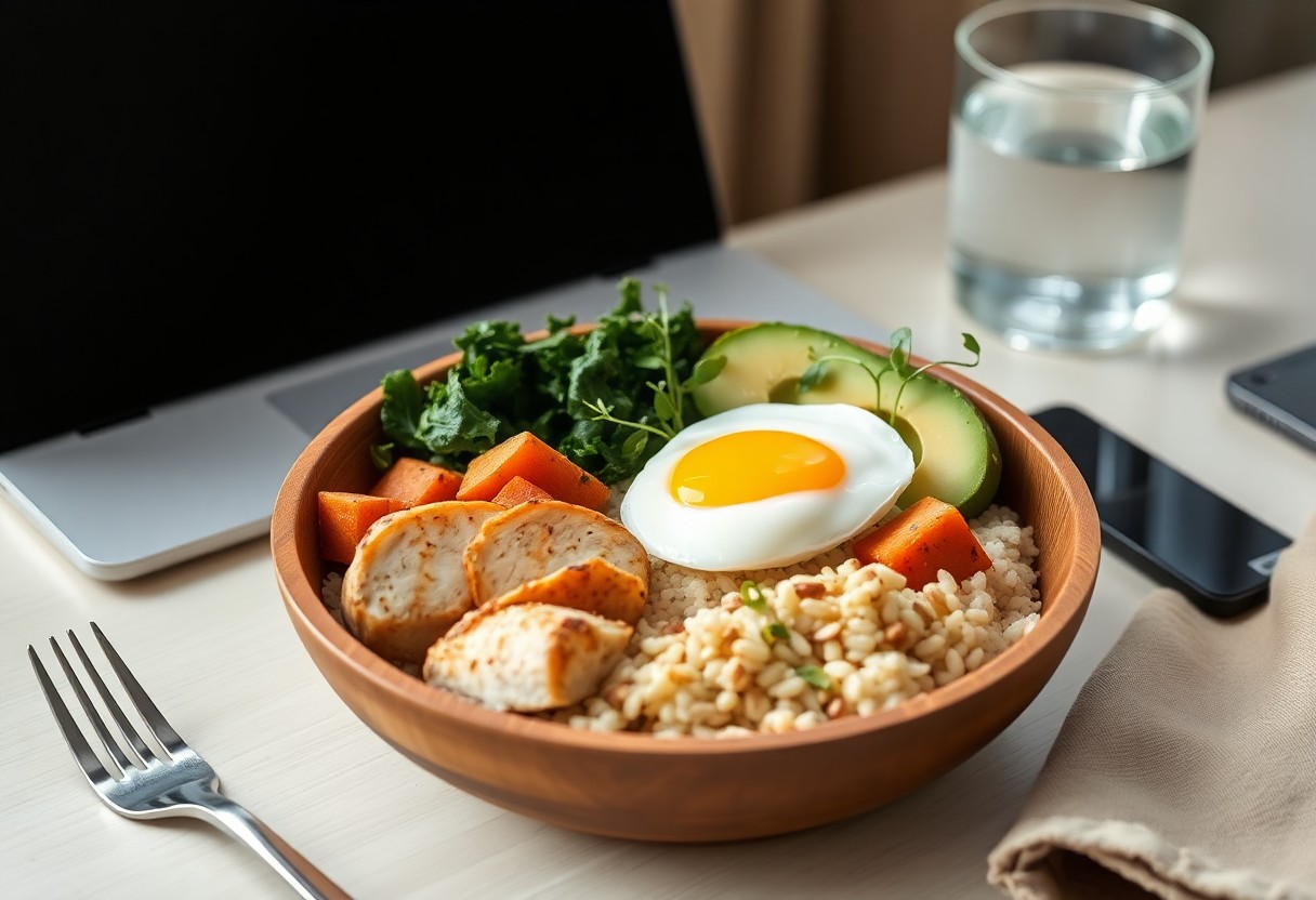 Power Lunch – The No-Sleepy-Afterplain Chicken Bowl
