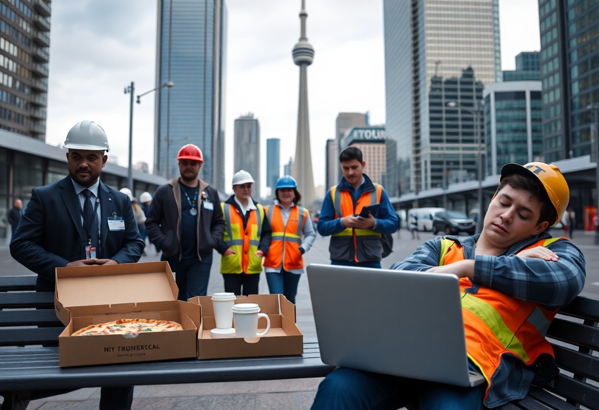 Toronto Workers Are Tired. Pizza Lunches Will Not Fix That